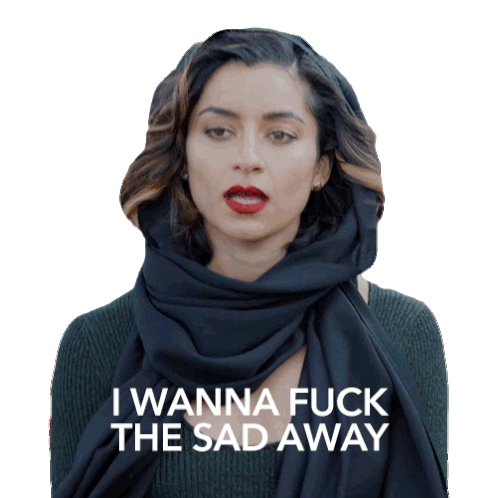 I Wanna Fuck The Sad Away Aqsa Sticker - I Wanna Fuck The Sad Away Aqsa Sort Of Stickers