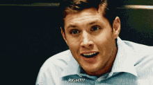 Right?! GIF - Excited Right Dean Winchester GIFs