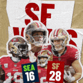 San Francisco 49ers (28) Vs. Seattle Seahawks (16) Post Game GIF