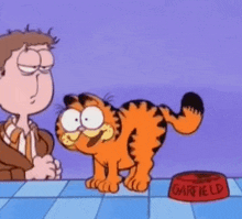 Garfield Jumping For Joy GIF - Garfield Jumping For Joy GIFs