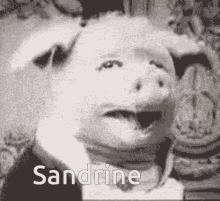 sandrine perverse tongue out pig creepy