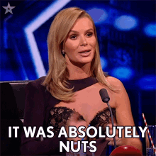 It Was Absolutely Nuts Amanda Holden GIF