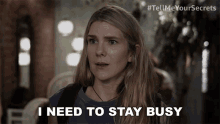 I Need To Stay Busy Emma GIF