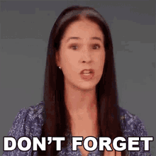 Dont Forget Rachel Smith GIF - Dont Forget Rachel Smith Rachels English GIFs