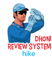 Dhoni Review System Time Out Sticker - Dhoni Review System Time Out Pause Stickers