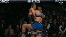 a ufc fight is being shown on espn