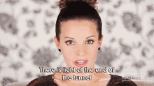 Katilette Gives Tried And True Advice. GIF - Katilette Colette Butler Light At The End Of The Tunnel GIFs