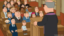 Bible Fight Family Guy GIF - Bible Fight Family Guy Peter GIFs