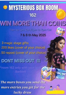 mysterious box room 162 win more than coins