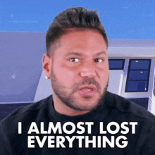 I Almost Lost Everything Ronald J Ortiz Magro Jr GIF - I Almost Lost Everything Ronald J Ortiz Magro Jr Jersey Shore Family Vacation GIFs