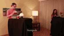 Stampede On How Animals Eat Their Food 2 GIF - Stampede Youtube Animals GIFs