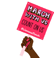 March With Us Count On Us Sticker - March With Us Count On Us March Stickers