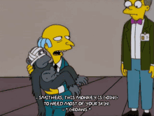 The Simpsons Smithers GIF - The Simpsons Smithers This Monkey Is Going GIFs