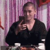 Taeyong Bald GIF - Taeyong Bald Holding A Phone GIFs