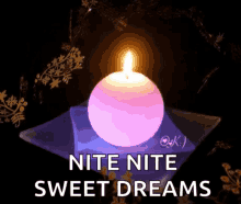 Nite Sweet Dreams GIF - Nite Sweet Dreams Candles GIFs