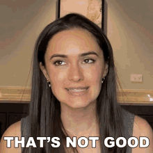 Thats Not Good Ashleigh Ruggles Stanley GIF - Thats Not Good Ashleigh Ruggles Stanley The Law Says What GIFs