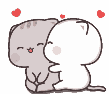 hearts kiss