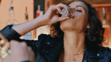 Regina Mills Drink GIF - Regina Mills Drink GIFs