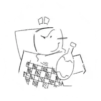a black and white drawing of a man laying on a couch