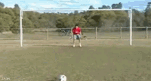 What Happened Here….? GIF - Funny Soccer Ball GIFs