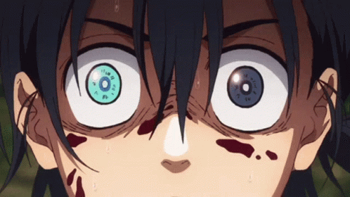 Anime Surprised School Boy