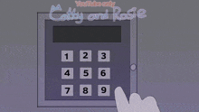 a picture of a cartoon character with the words youtube only