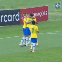 comemorando gol cbf confederacao brasileira de futebol selecao brasileira sub20 trabalho em equipe