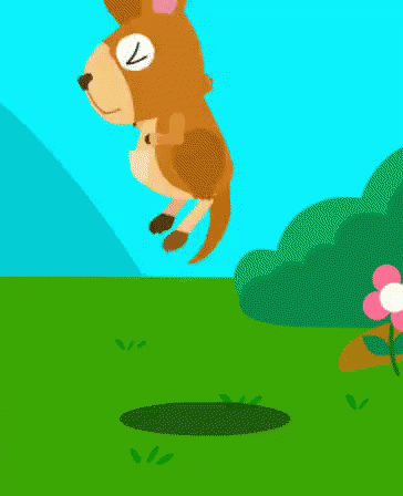 Kangaroo Jump GIF - Kangaroo Jump Cartoon - Discover & Share GIFs