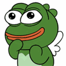 qoo pepe frog cute happy