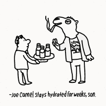 Joe Camel Cartoon GIF - Joe Camel Cartoon Stay Hydrated GIFs