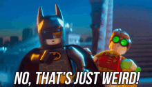 No, That'S Just Weird! GIF - Lego Batman Lego Batman Movie Weird GIFs