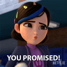 You Promised Claire Nunez GIF - You Promised Claire Nunez Trollhunters Tales Of Arcadia GIFs
