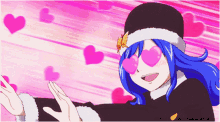 Im So Excited To See You Hearts GIF - Im So Excited To See You Hearts Anime GIFs