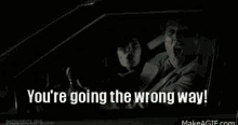 Youre Going The Wrong Way Happy GIF - Youre Going The Wrong Way Wrong Way Happy GIFs