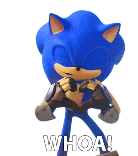 Whoa Sonic The Hedgehog Sticker - Whoa Sonic The Hedgehog Sonic Prime Stickers