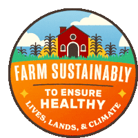 Farm Sustainably To Ensure Healthy Lives Sticker - Farm Sustainably To Ensure Healthy Lives Lands Stickers