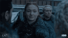 Sansa Looks At Dany Side Eye GIF