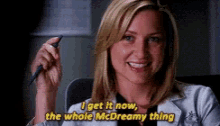Mcdreamy Arizona Robbins GIF - Mcdreamy Arizona Robbins Greys Anatomy GIFs