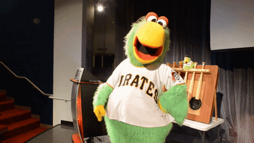 Pittsburgh Pirates Pirate Parrot GIF - Pittsburgh pirates Pirate
