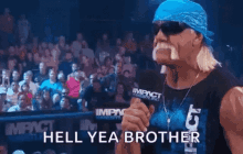 Hell Yeah Brother Hulk Hogan GIF - Hell Yeah Brother Hulk Hogan Nodding GIFs