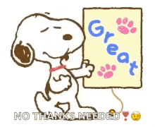 Snoopy Great GIF
