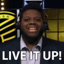Live It Up Cheers GIF - Live It Up Cheers Be Happy GIFs