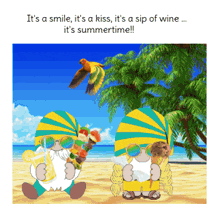 Summer Time Gnome GIF