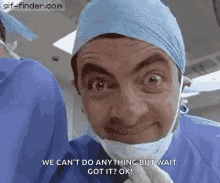 mr bean surgery thumbs up like stay positive