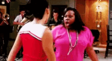 Glee Mercedes Jones GIF - Glee Mercedes Jones Santana Lopez GIFs