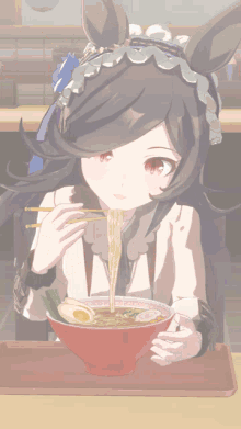 Rice Shower Eating GIF