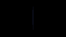 a blue background with a white line and the letters fad