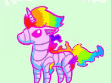 Unicorn Christina GIF - Unicorn Christina Rainbow GIFs