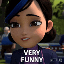 Very Funny Claire Nunez GIF - Very Funny Claire Nunez Trollhunters Tales Of Arcadia GIFs