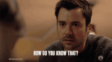 How Do You Know That Zeke Landon GIF - How Do You Know That Zeke Landon Manifest GIFs